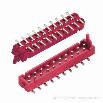 1.27mm IDC Micro Dual-row Male Contact Surface Mounting Connectors, 1.0A Current Rating
